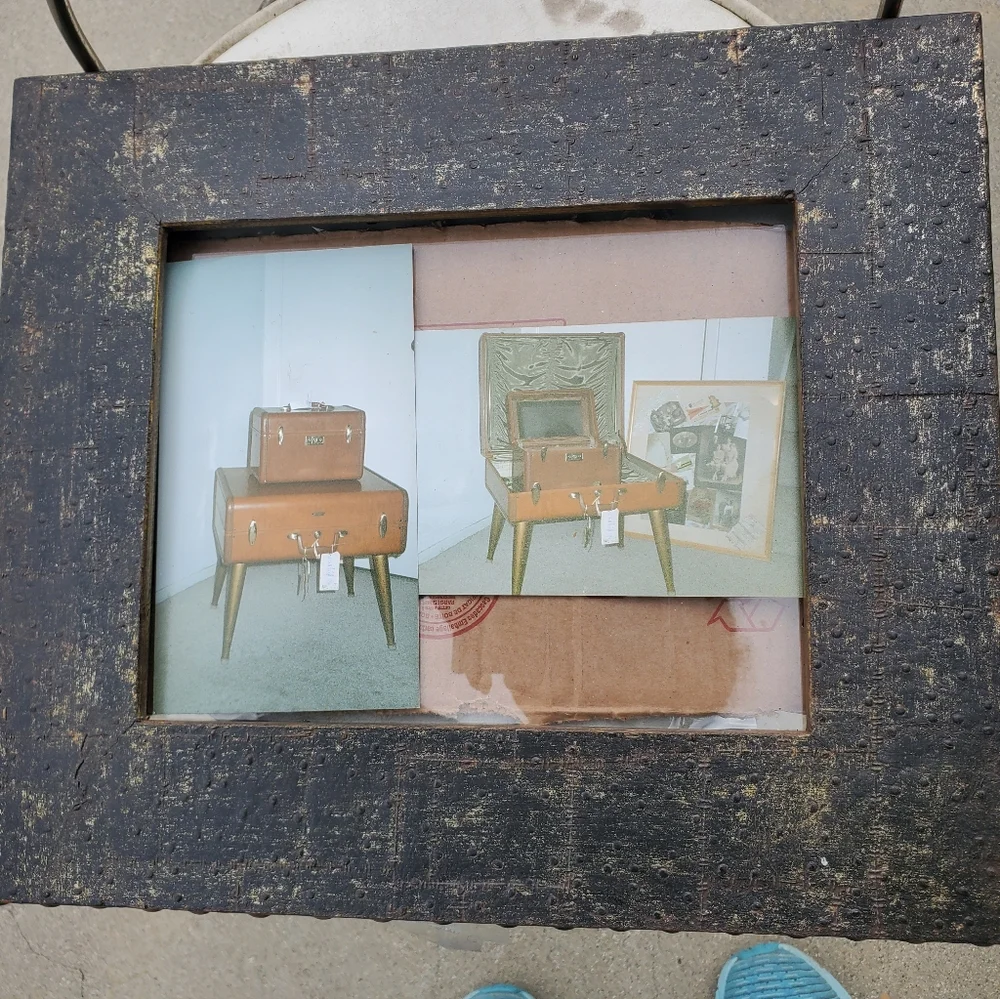 Rustic Farmhouse Wood 8x10 Picture Frame black gold wash